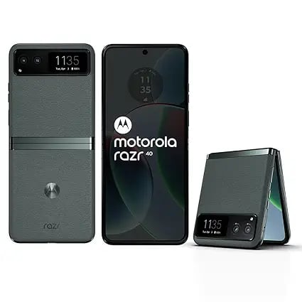 Motorola razr 40 Sage Green 8GB RAM 256GB Storage External product image from Amazon