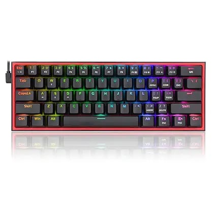 Redragon K617 Fizz 60 Wired RGB Gaming Keyboard 61 Keys product image from Amazon