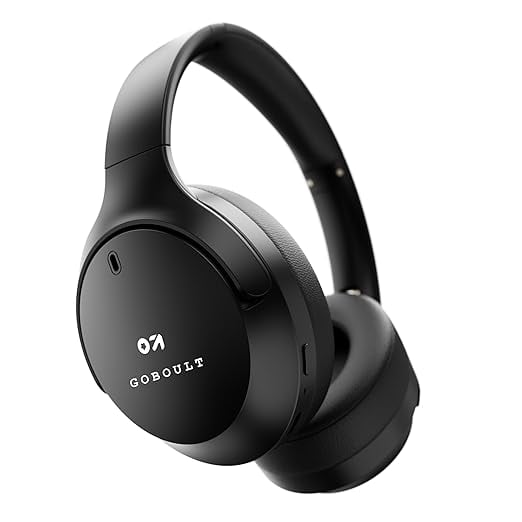 GOBOULT Q Over Ear Bluetooth Headphones 70H Playtime 40mm product image from Amazon