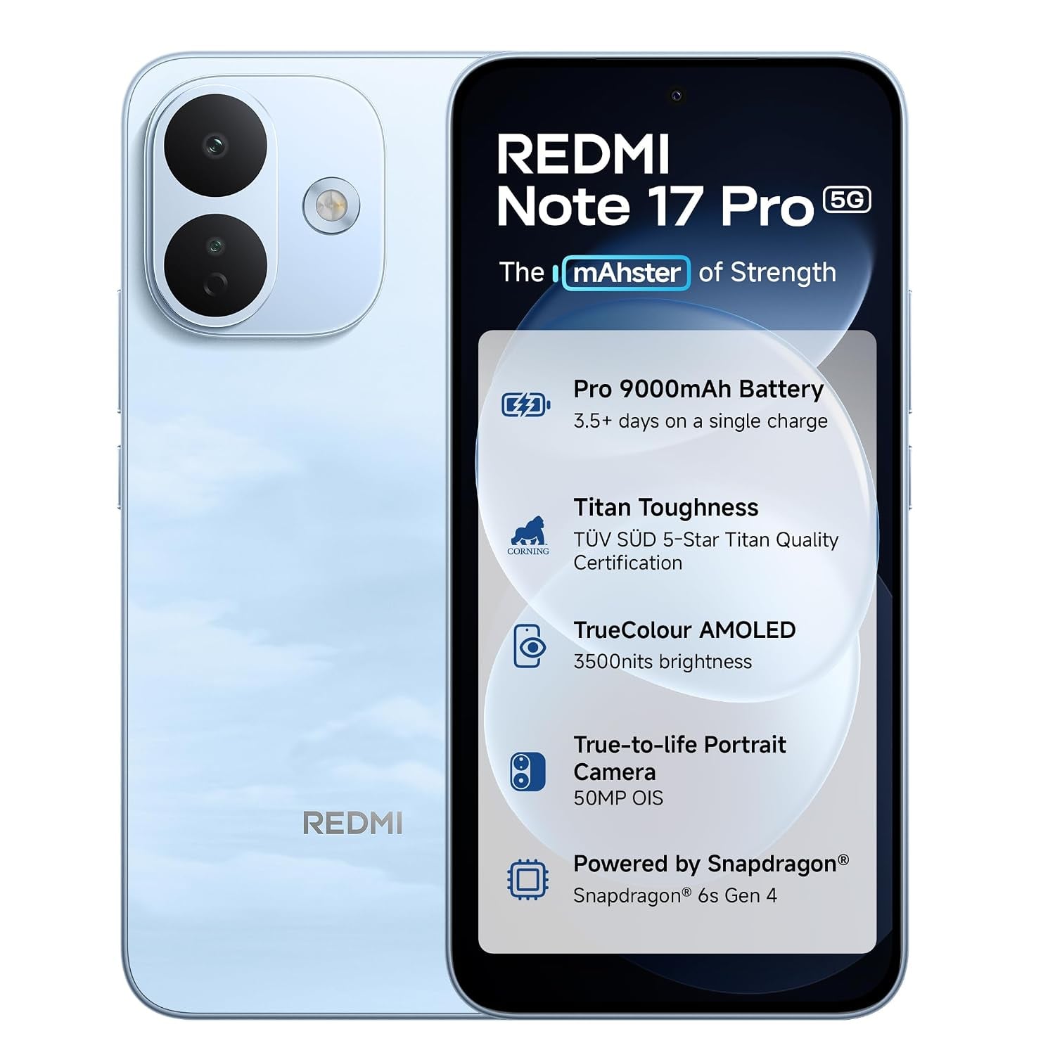 Redmi Note 17 Pro 5G Cloud Blue product image