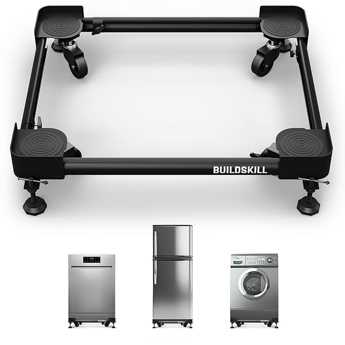 BUILDSKILL 160kg Load Capacity Washing Machine Stand 360 product image from Amazon