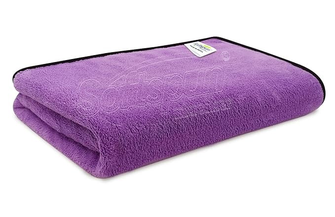 Softspun Microfiber Bath Towel 1 Pc Purple Ultra Absorbent product image from Amazon