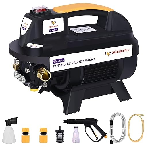 Asian Paints TruCare High Pressure Washer 1500W 110 Bar 6.5 product image from Amazon