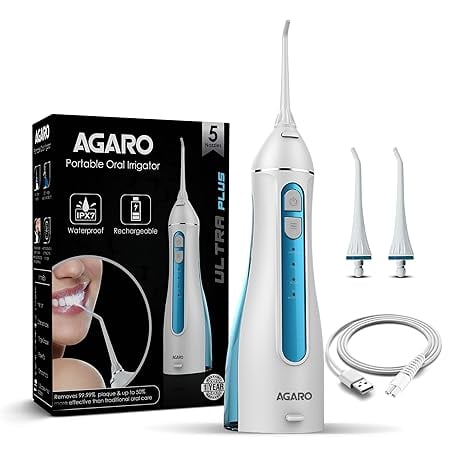 AGARO Ultra Dental Flosser Teeth Portable Cordless product image from Amazon