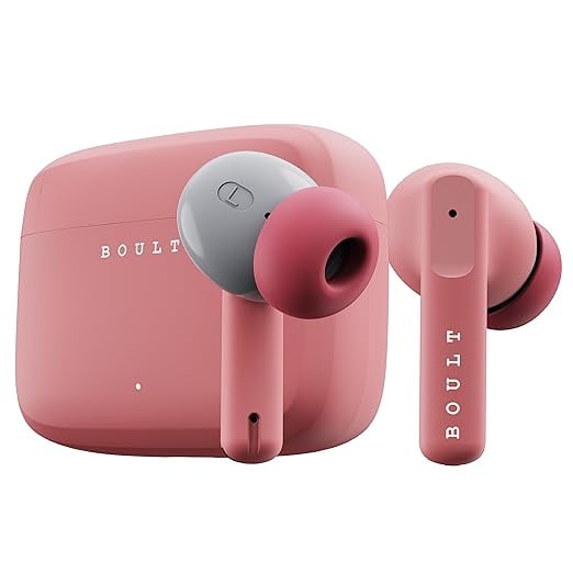 Boult Z60 Truly Wireless Ear Earbuds 60H Playtime Zen ENC product image from Amazon