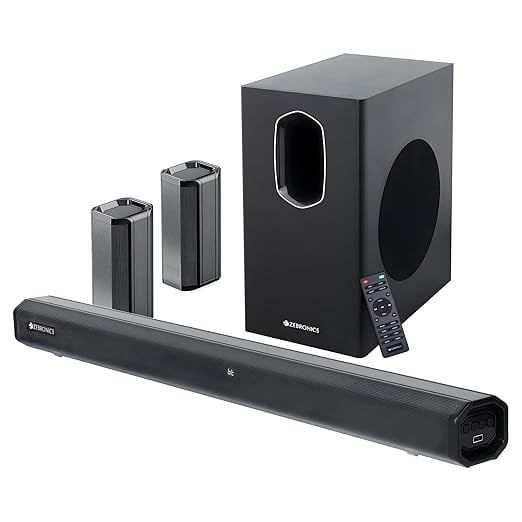 ZEBRONICS Juke BAR 7600 Soundbar 300 Watts 5.1 Surround product image from Amazon