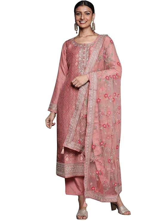Libas Womens Silk Blend Kurta Sets - Salwar Suits product image from Amazon