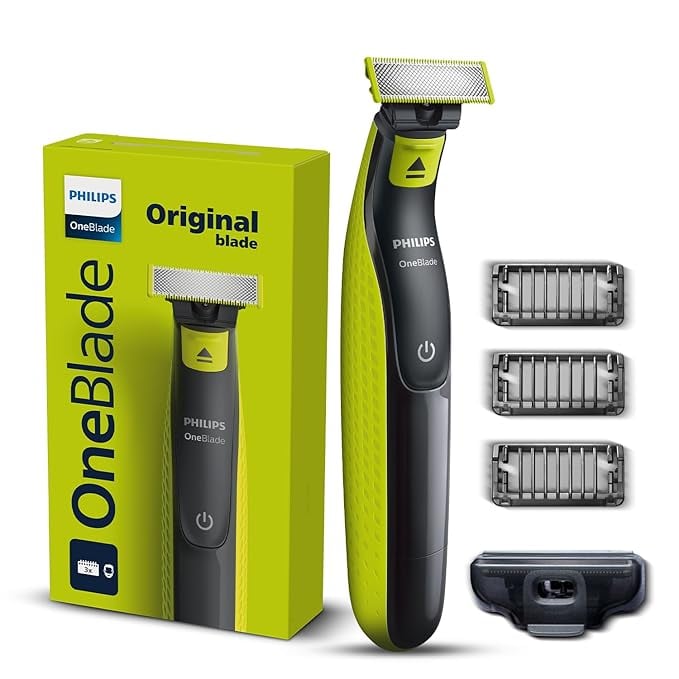 Philips OneBlade Turbo2X Hybrid Trim Edge Shave Perfected product image from Amazon