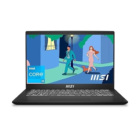 MSI Modern 14 Intel 12th Gen. i3 1215U36CM Laptop8GB512GB product image from Amazon
