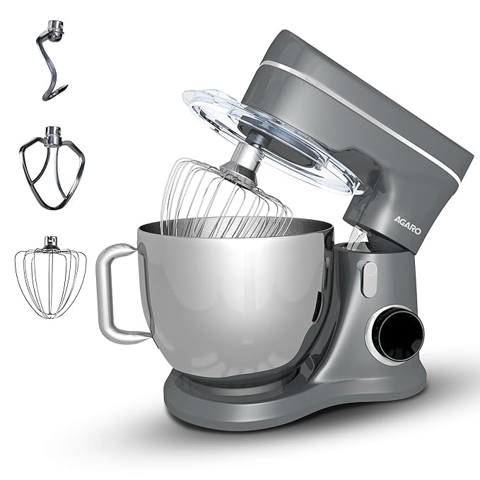 AGARO Elegant Stand Mixer 1400W 5.5L SS Bowl 10 Speed product image from Amazon