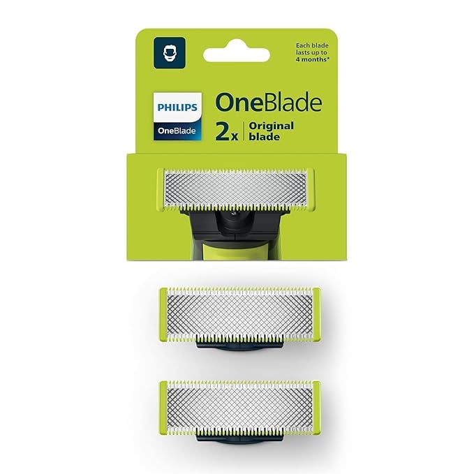PHILIPS Men Oneblade Replaceable Blade Pack 2 Replaceable product image from Amazon