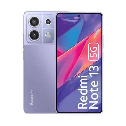 Redmi Note 13 5G Chromatic Purple 6GB RAM 128GB Storage - product image from Amazon