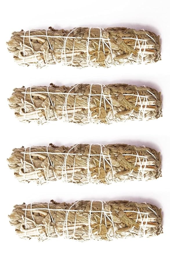 ESSENCIO Shop Pure Natural Greenish White Sage 4 Bundles product image from Amazon