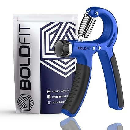 Boldfit Adjustable Hand Grip Strengthener Hand Gripper Men product image from Amazon