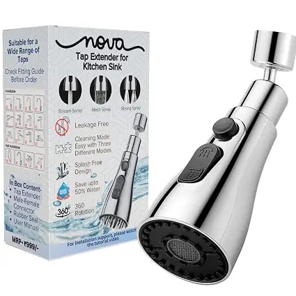 Tap Extender Kitchen Sink Flexible Faucet Tap Extension product image from Amazon