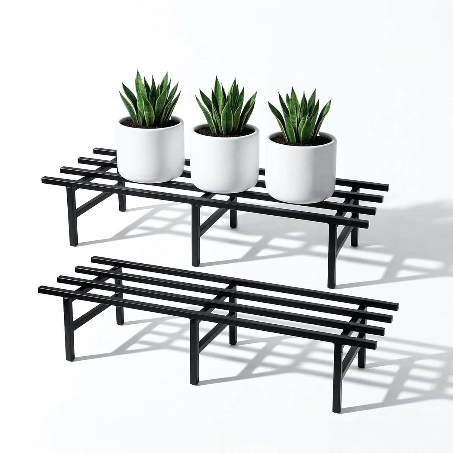 Robustt Horizontal Metal Pot Stand Set 2 76x24x18 Cm product image