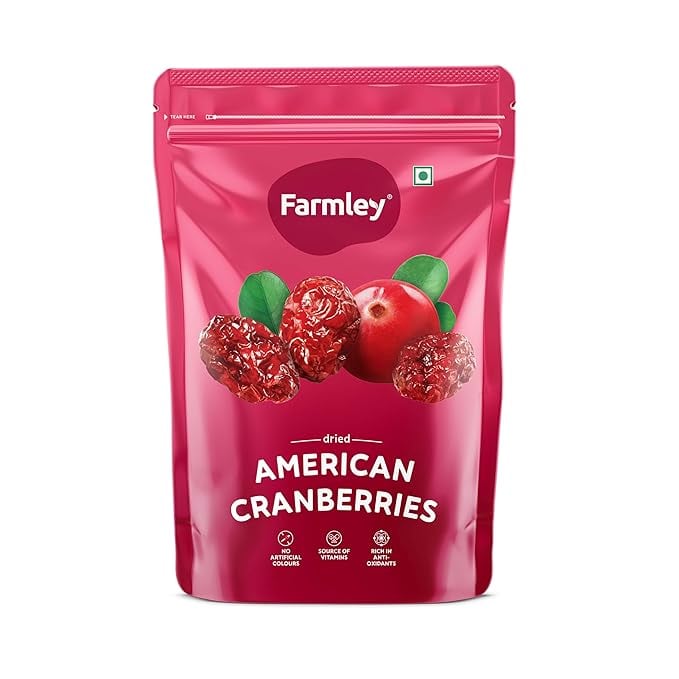 Farmley Dried Cranberry I 200 Gram Pack Of 1 I Dried Fruit product image from Amazon