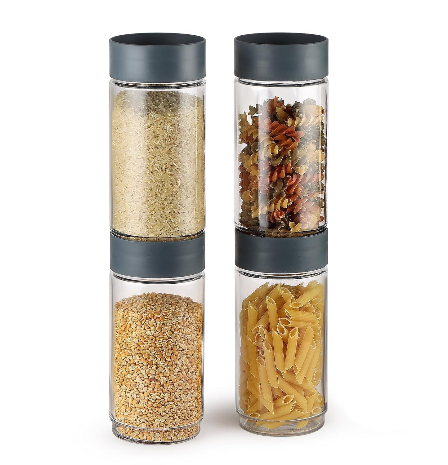 Cello Modustack Pet Storage Jar Kitchen Set 4 Pcs 1000 Ml product image from Amazon