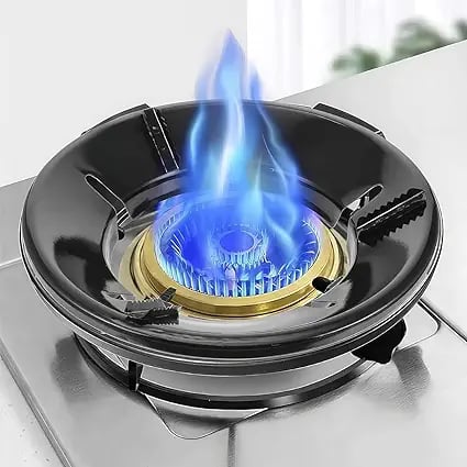 Rylan Black Gas Saver Burner Stand Gas Chula Burner Gas product image from Amazon