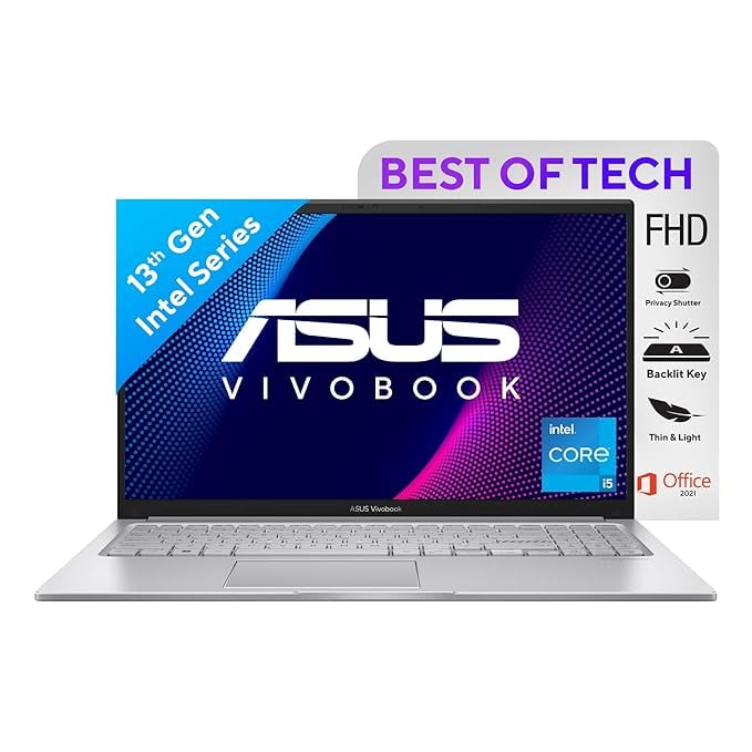 ASUS Vivobook 15 Intel Core i5-1335U 13th Gen 15.6-inch FHD product image from Amazon