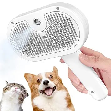 PETTY-KITTY Multipurpose Steam Cat Brush Dog Brush Shedding product image from Amazon