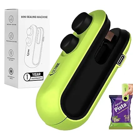 Seznik Portable Mini Sealing Machine Handheld Packet Sealer product image from Amazon