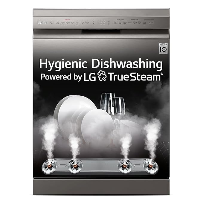 LG 14 Place Setting Free Standing Dish Washer TrueSteam product image from Amazon