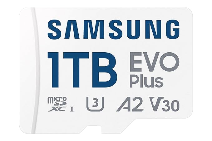 Samsung EVO Plus wSD Adaptor 1TB Micro SDXC Up-to 160MBs product image from Amazon