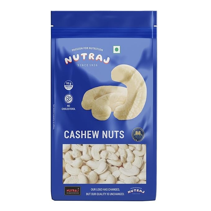 Nutraj Cashews 1 Kg Pouch Kaju Dry Fruits Nuts Grocery product image from Amazon