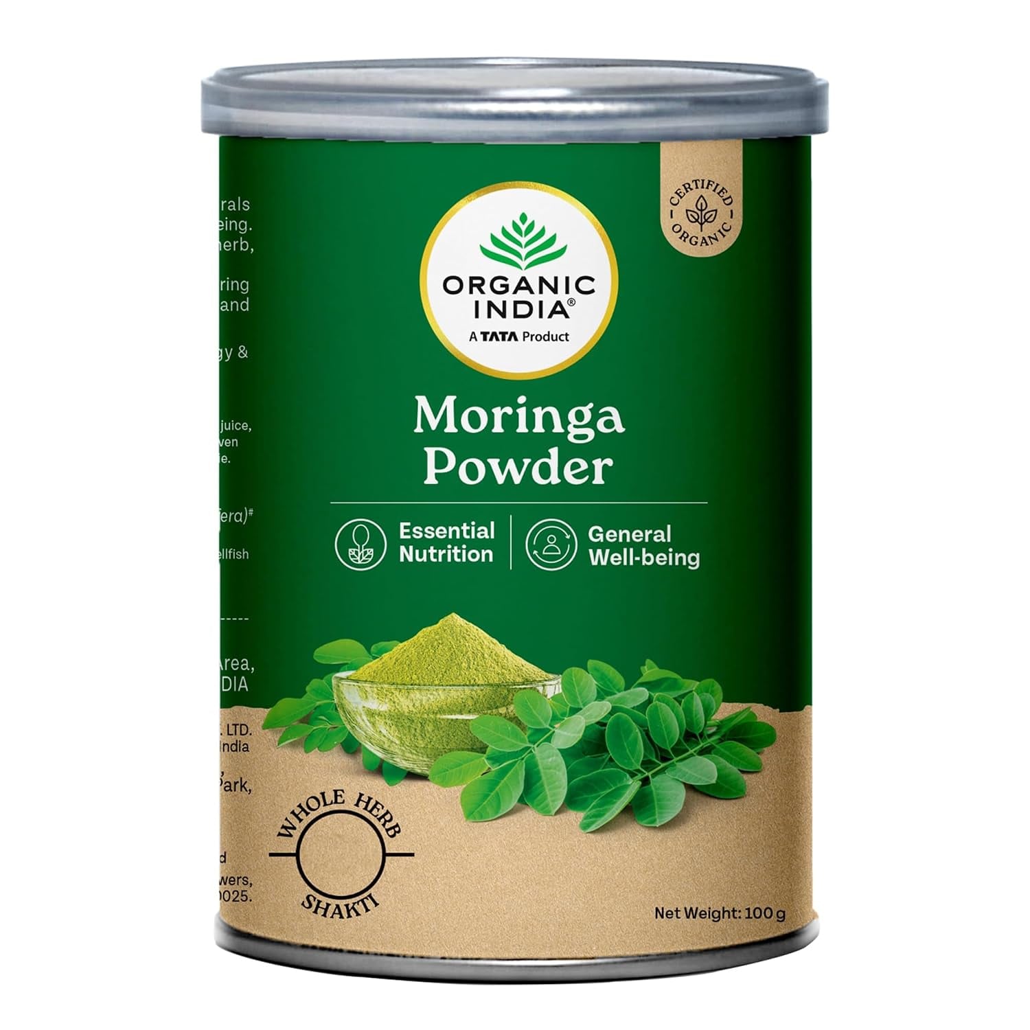 Tata Product - Organic India Moringa Powder - 100g product image from Amazon