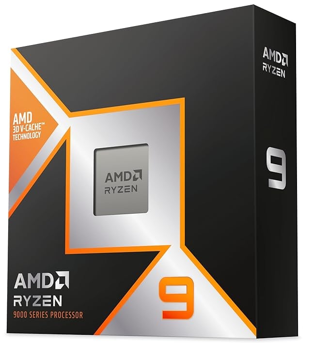AMD Ryzen 9 9950X3D Desktop Processor Integrated Radeon product image from Amazon