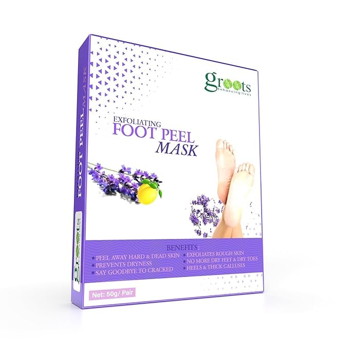 Groots Peeling And Exfoliating Foot Mask Baby Soft Feet product image from Amazon