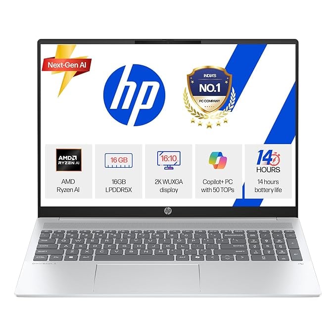 HP OmniBook 5 Previously Pavilion 50 Tops AMD Ryzen AI 5 product image from Amazon