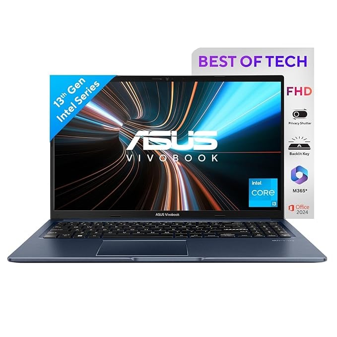 ASUS Vivobook 15 Intel Core i3 13th Gen 1315U 8GB RAM 512GB product image from Amazon