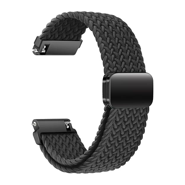 ACM Watch Strap Woven Braided Magnetic 20mm compatible product image from Amazon