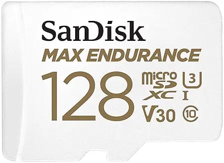 SanDisk 128GB MAX Endurance microSDHC Card Adapter 4K Video product image from Amazon