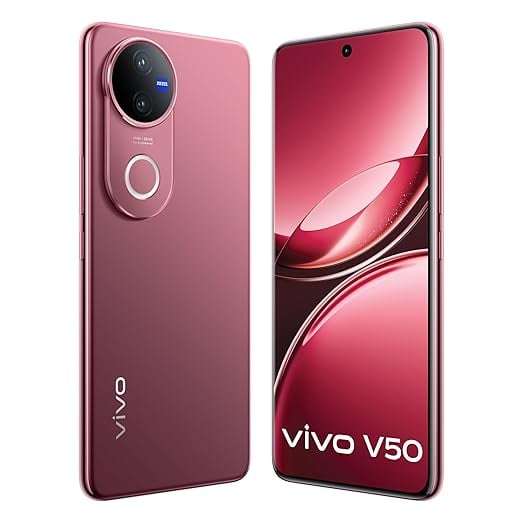 Vivo V50 5G Rose Red 8GB RAM 128GB Storage No Cost product image from Amazon