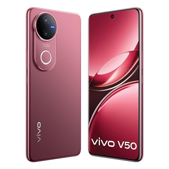 Vivo V50 5G Rose Red 8GB RAM 256GB Storage No Cost product image from Amazon