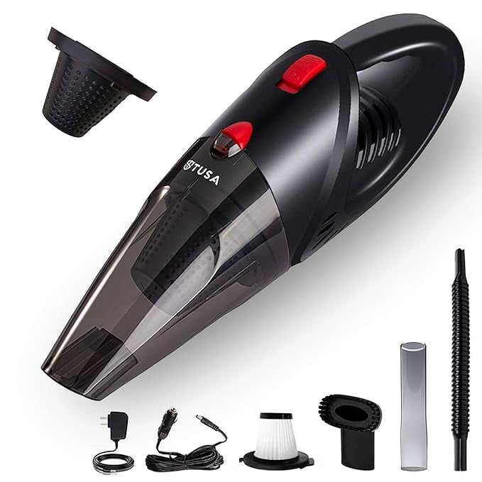 Tusa Cordless Vacuum Cleaner Car Home 2X Powerfull Suction product image from Amazon