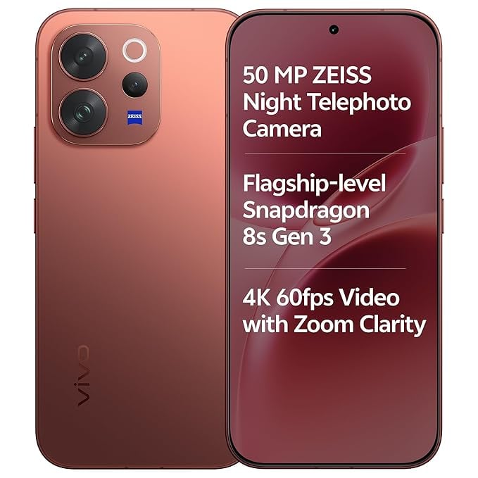 Vivo V70 Elite 5g Passion Red 8gb Ram 256gb Storage No Cost product image from Amazon