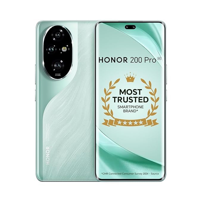 HONOR 200 Pro 5G Ocean Cyan 12GB512GB 6.78-inch AMOLED product image from Amazon