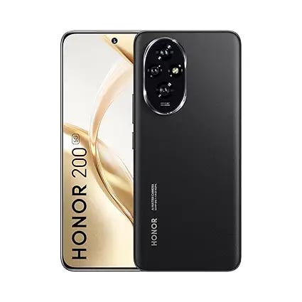 HONOR 200 5G Black 8GB 256GB 6.7-inch AMOLED Quad-Curved product image from Amazon