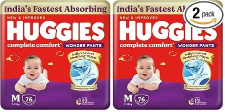 Huggies Complete Comfort Wonder Pants Pant Style Baby product image from Amazon