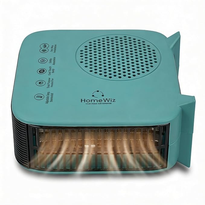 HomeWiz 1500W Room Heater Blower Dual Heat Control product image from Amazon