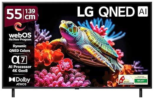 LG 139 cm 55 inches QNED 8AA Series 4K Ultra HD Smart webOS product image from Amazon