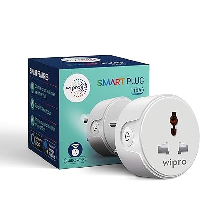 Wipro 10A smart plug Energy monitoring- Suitable small product image from Amazon