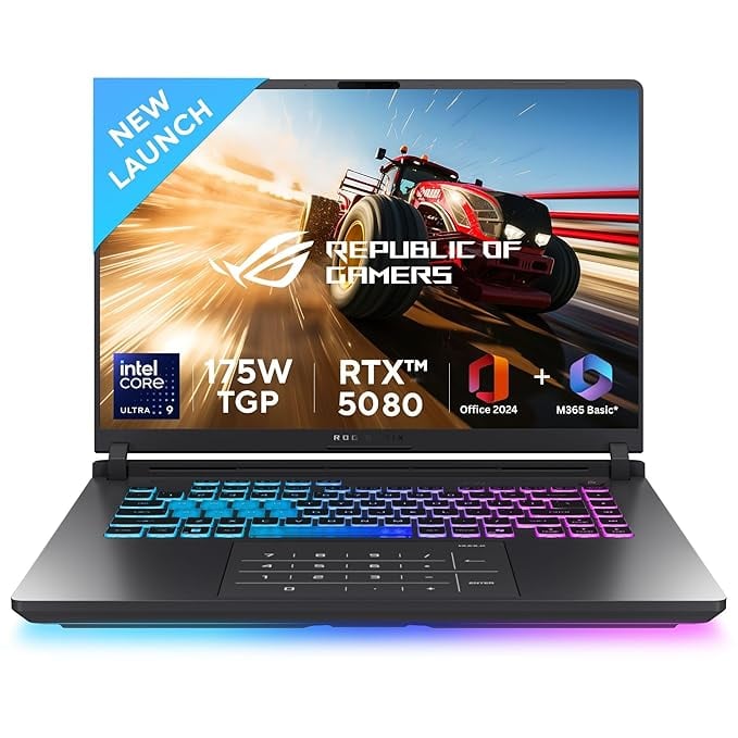 ASUS ROG Strix G16Intel Core Ultra 9 275HX Gaming product image from Amazon