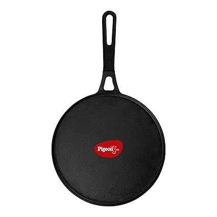 Pigeon Stovekraft Pre-Seasoned Cast Iron Tawa 25 cm product image from Amazon