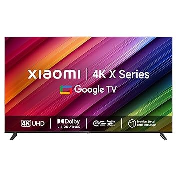 Xiaomi 138 cm 55 inches X Series 4K LED Smart Google TV product image from Amazon