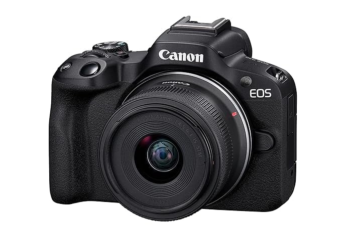 Canon EOS R50 RF-S18-45mm f4.5-6.3 STM Mirrorless Camera product image from Amazon